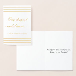 Simple Sympathy Card