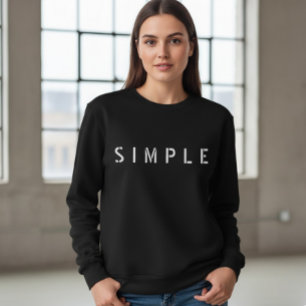 Simple T-shirt, Minimalist T-shirt, Minimalist Sweatshirt
