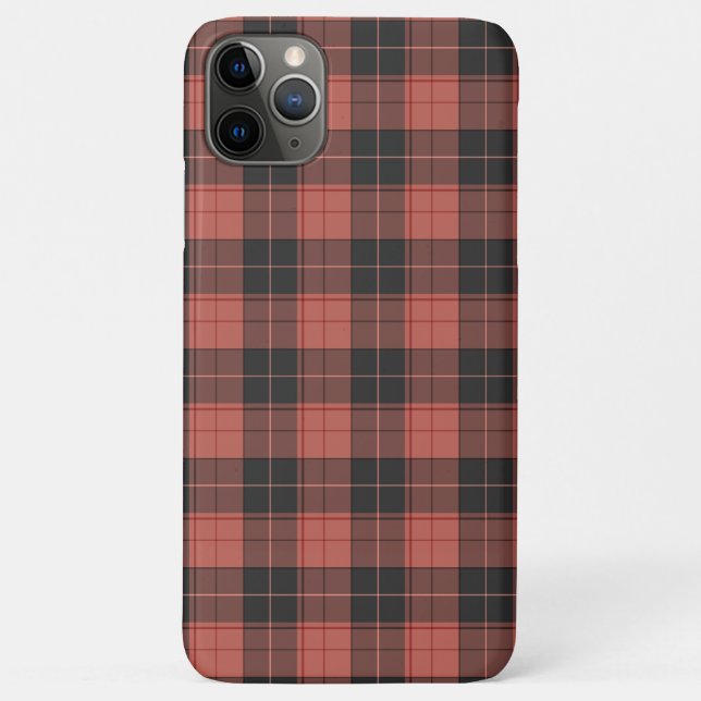 Simple tartan pattern in red Case-Mate iPhone case (Back)
