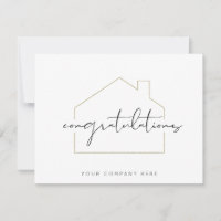 Simple Tasteful Realty New Homeowner Congrats