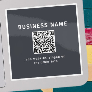 Simple Template for your QR code   Dark Grey