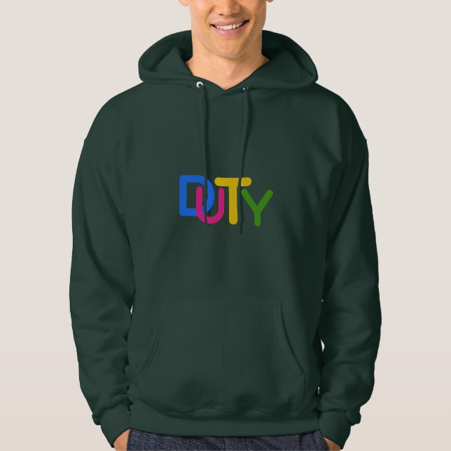 Simple text design hoodie (Front)