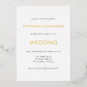 Simple Text Only QR Code Wedding Real