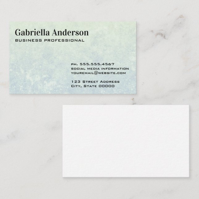 Simple Texture Background Business Card (Front/Back)