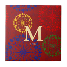Simple textured snowy mandala