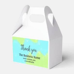 Simple thank you add business name details text  t favour box
