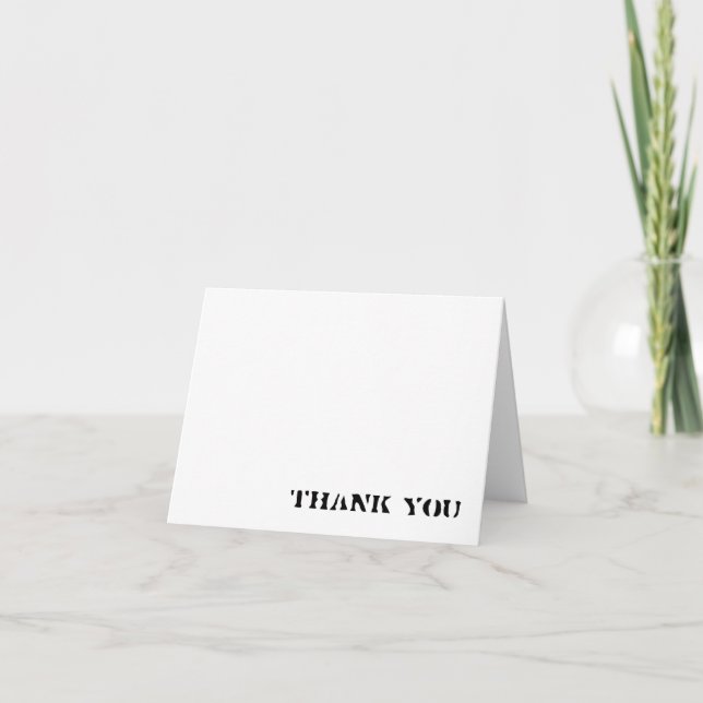 Simple Thank You card (Front)