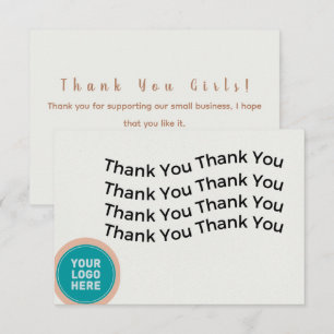 Simple Thank You Card for your business 