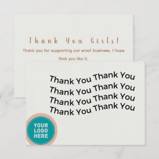 Simple Thank You Card for your business