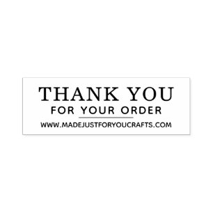 Simple Thank You For Your Order Self-inking Stamp