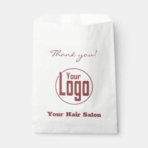 Simple Thank you! Logo Company Name Paper Bag