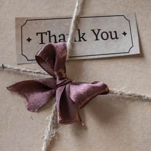 Simple Thank You, Minimalist  Rubber Stamp