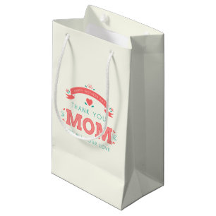 Simple Thank You Mum Mother's Day Gift Bag