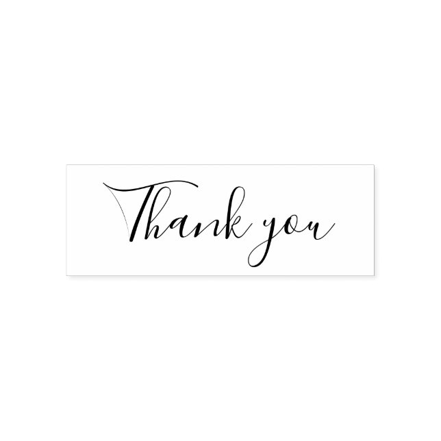 Simple Thank you Self-inking Stamp (Design)