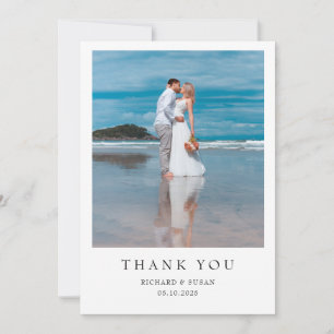 Simple Thank You Wedding Invitation