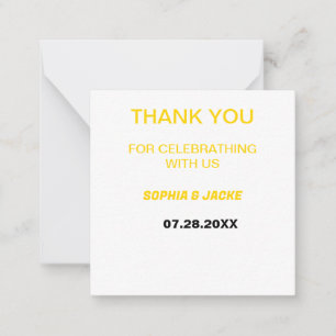 SIMPLE THANKS CARD