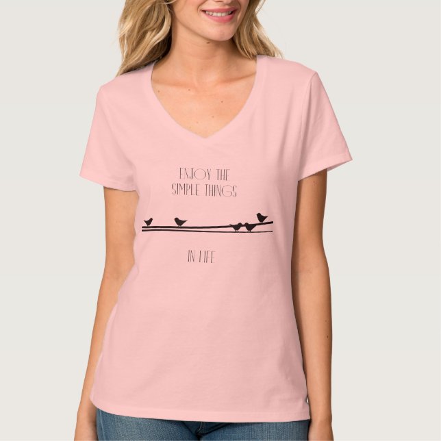 Simple Things Birds T-Shirt (Front)