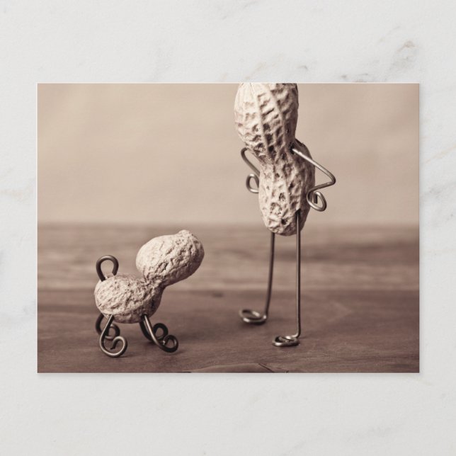 Simple Things - Man and Dog Postcard (Front)