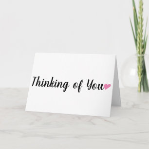 Simple Thinking of You Card