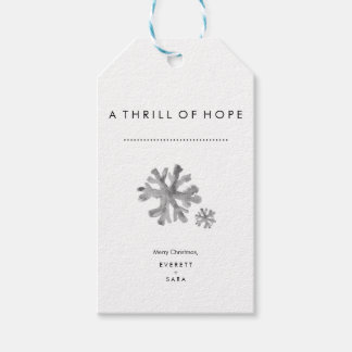 Simple Thrill of Hope Gift Tag
