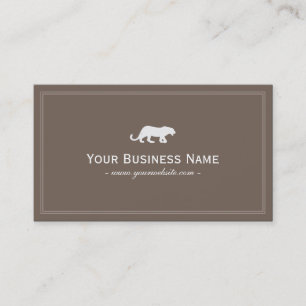 Simple Tiger Plain Business card