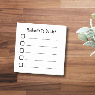 Simple To Do List  Post-it Notes