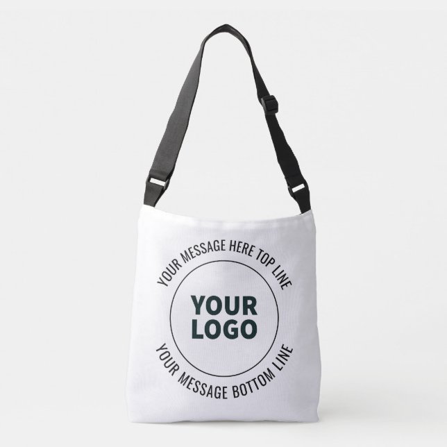 Simple to Replace with Your Logo or Image  Crossbody Bag (Front)