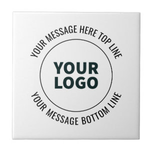 Simple to Replace with Your Logo or Image  Tile