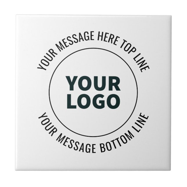 Simple to Replace with Your Logo or Image  Tile (Front)