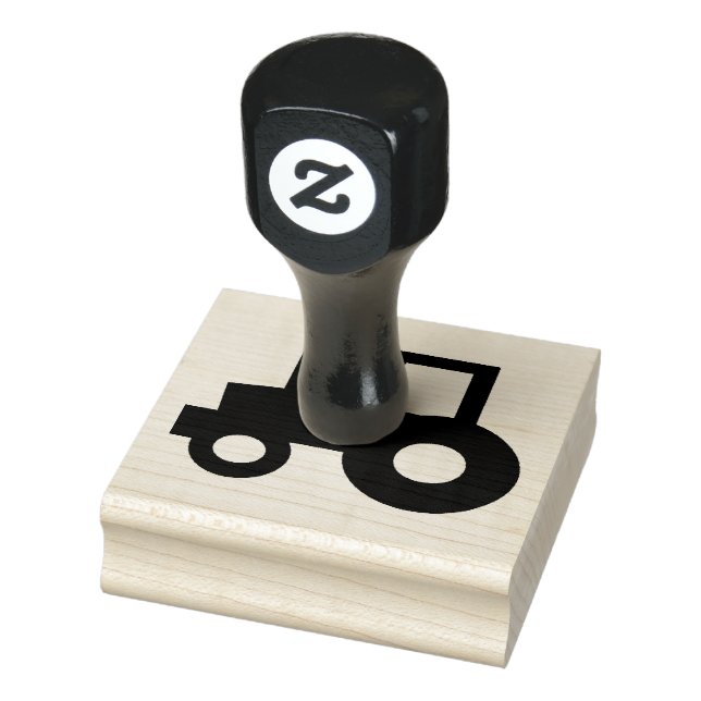 Simple Tractor Rubber Stamp (Stamp)