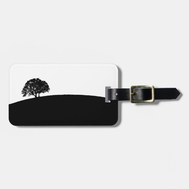 Simple Tree Luggage Tag (Front Horizontal)