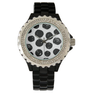Simple Trendy Black Polka Dots Watch