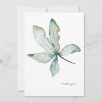 Simple Tropical Greenery Custom Seafoam 5x7