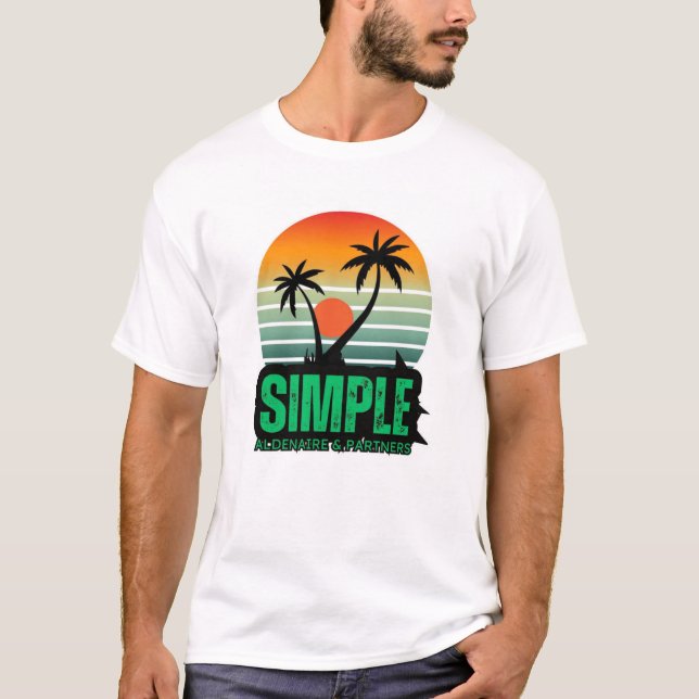 Simple  tshirt for men (Front)