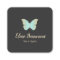 Simple Turquoise Butterfly Logo