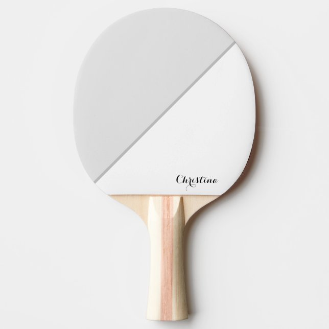 Simple Two Tone Ping Pong Paddle (Front)