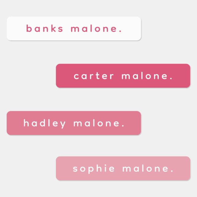 Simple Type Boho Kids Waterproof Name (Group)
