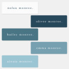 Simple Type Boho Kids Waterproof Name