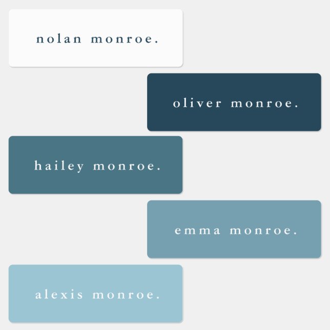 Simple Type Boho Kids Waterproof Name (Group)