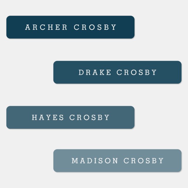 Simple Type Waterproof Name (Group)