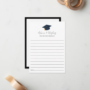 Simple Typographic Graduate Wisdom Card