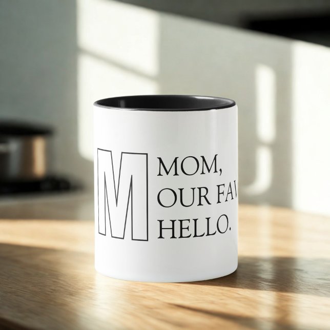 Simple Typography Mother's Mug (Creator Uploaded)