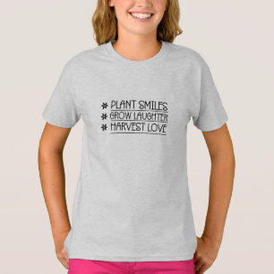 Simple Typography plants grow message T-Shirt