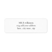 Simple typography white 