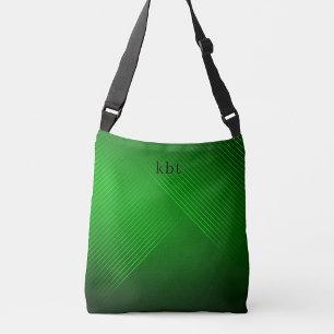 Simple Unique Modern Abstract Bright Green Chic Crossbody Bag