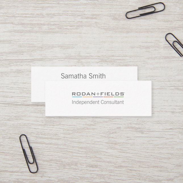 Simple, unique Rodan and Fields Business Cards (Front/Back In Situ)