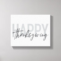 Simple, urban, trendy, modern Happy Thanksgiving