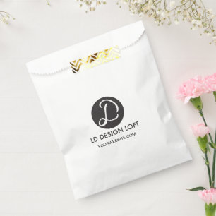 Simple Use Your logo and website Favour Bags