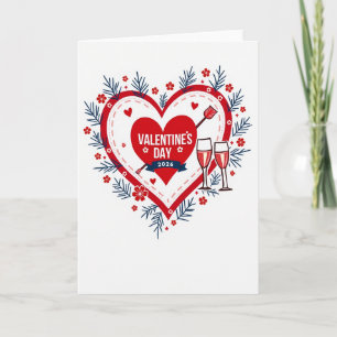 Simple Valentines Day Cheers Card