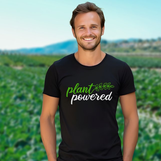 Simple Vegan Plant Powered (unisex) T-Shirt (Creator Uploaded)